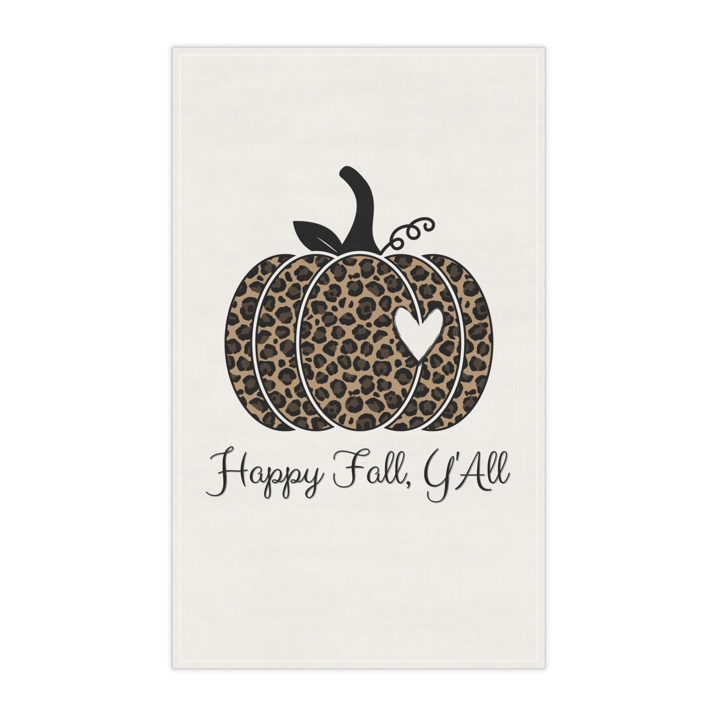 Happy Fall Y'all Tea Towels | 100% Cotton Fall-Themed Kitchen Towels