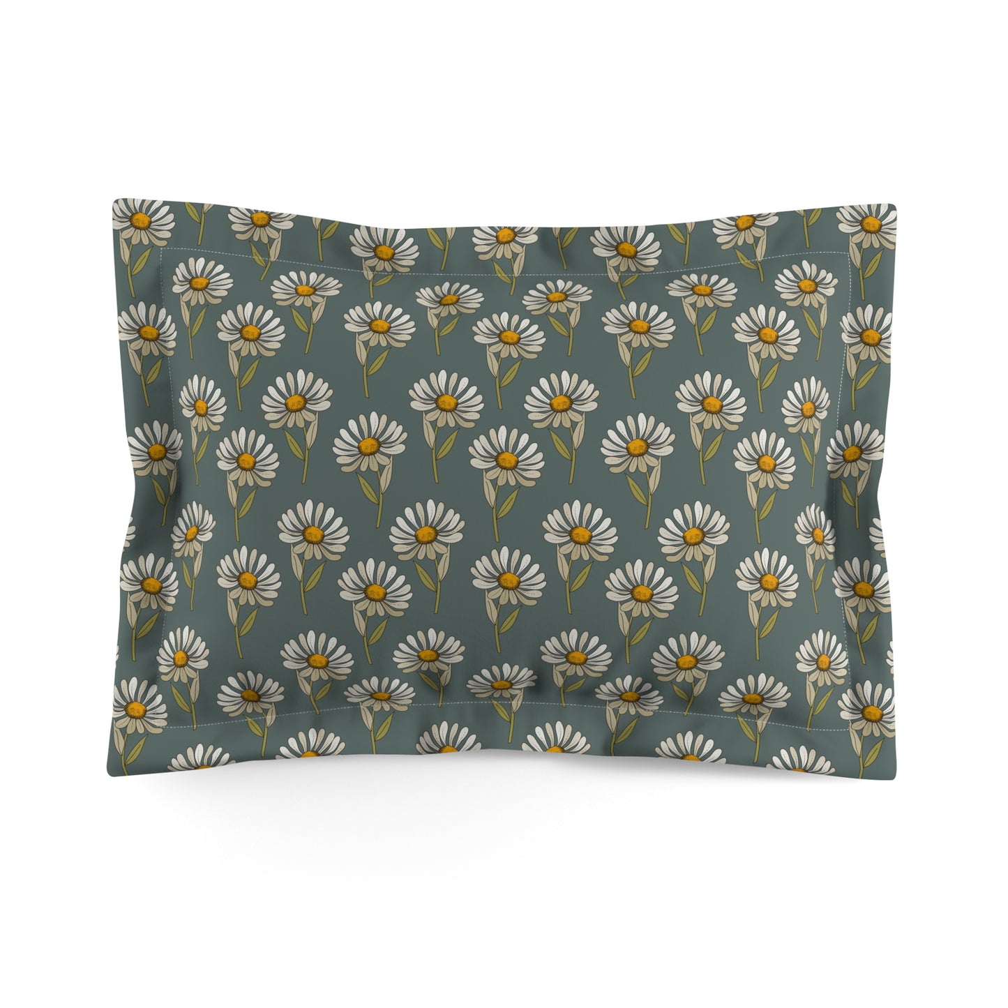 Summer Daisies Microfiber Pillow Sham