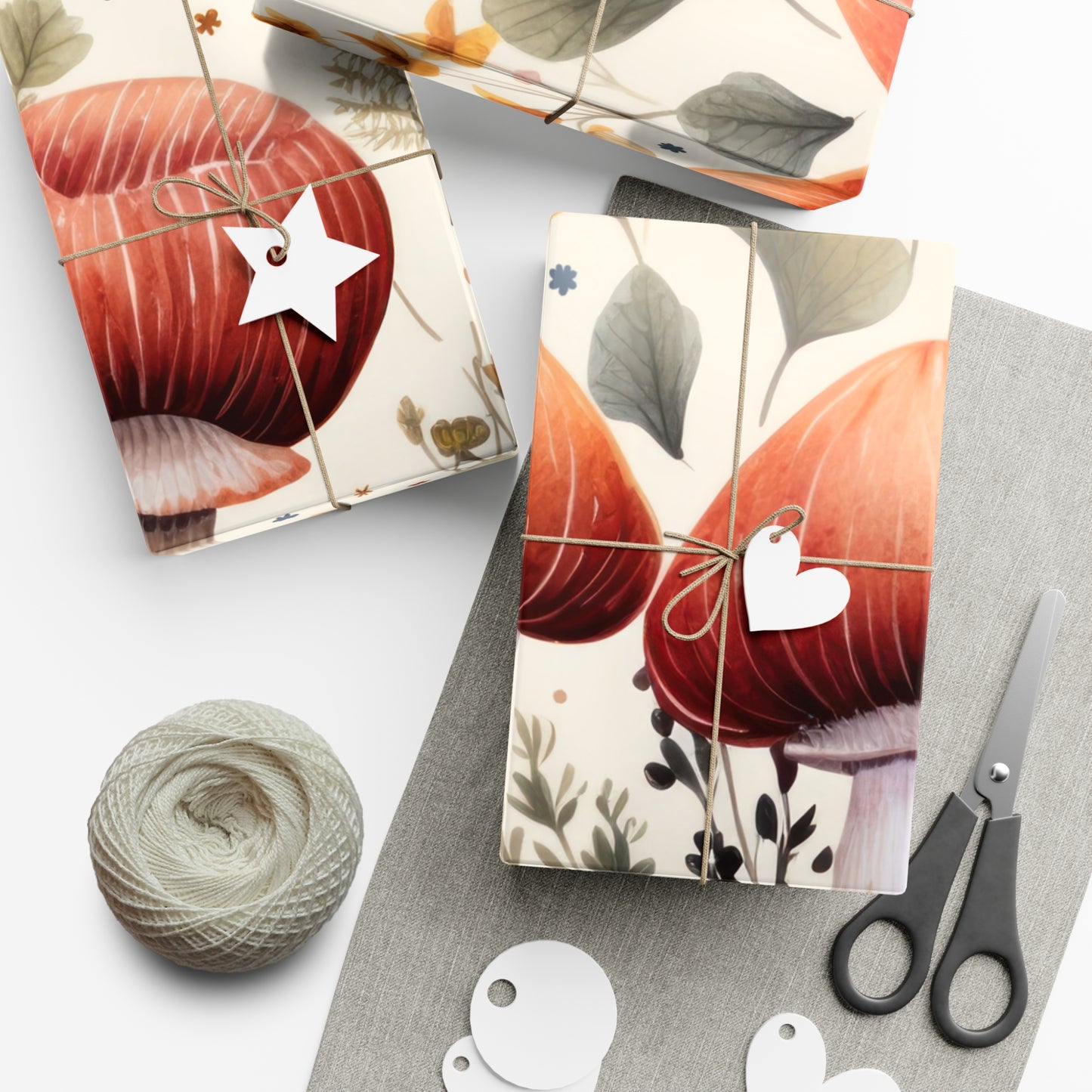 Mushroom Forest Gift Wrap Papers