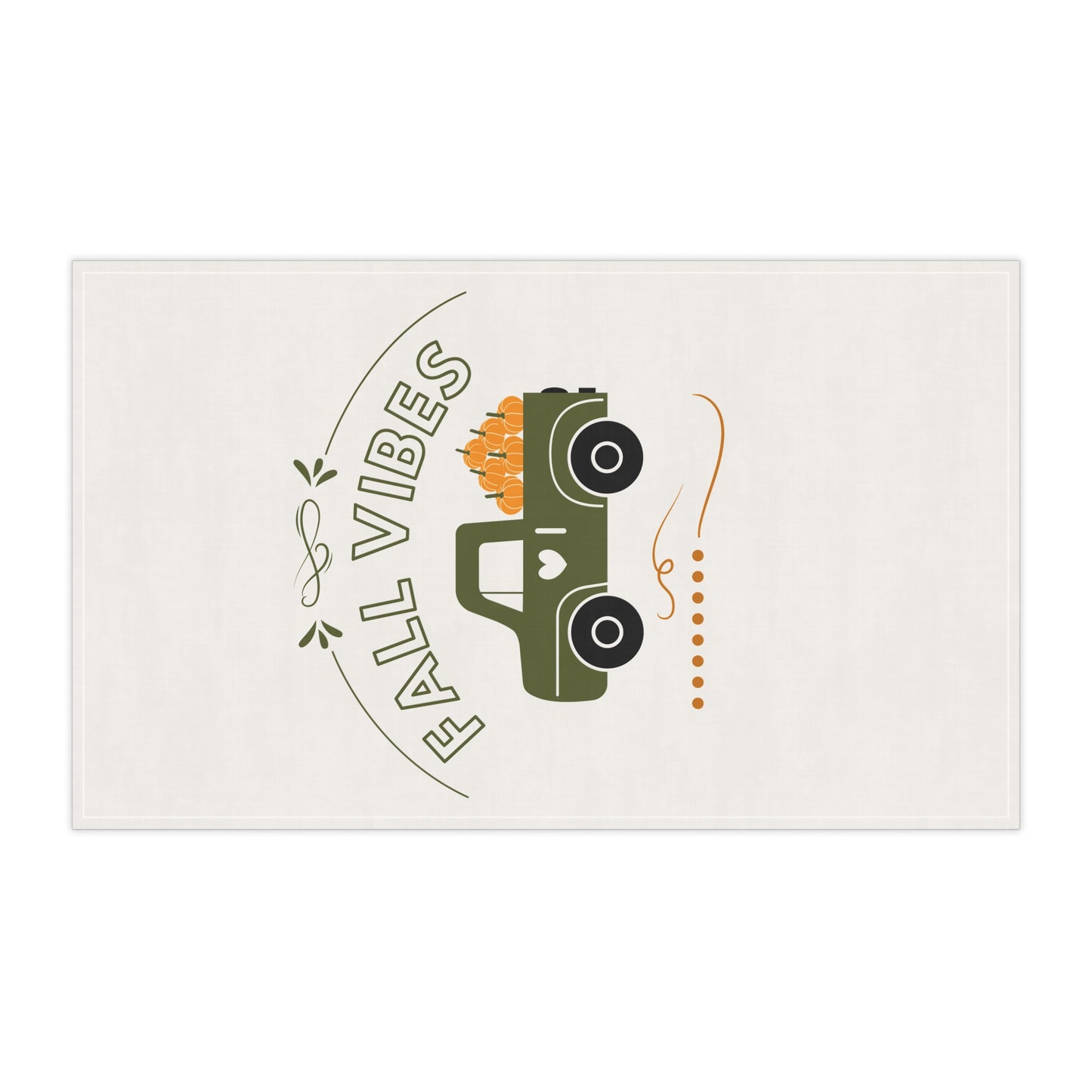 Fall Vibes Tea Towels | 100% Cotton Autumn-Themed Kitchen Towels