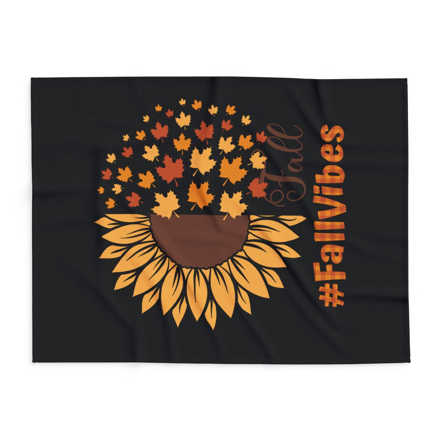 Fall Vibes Arctic Fleece Blanket | Cozy Autumn-Themed Throw