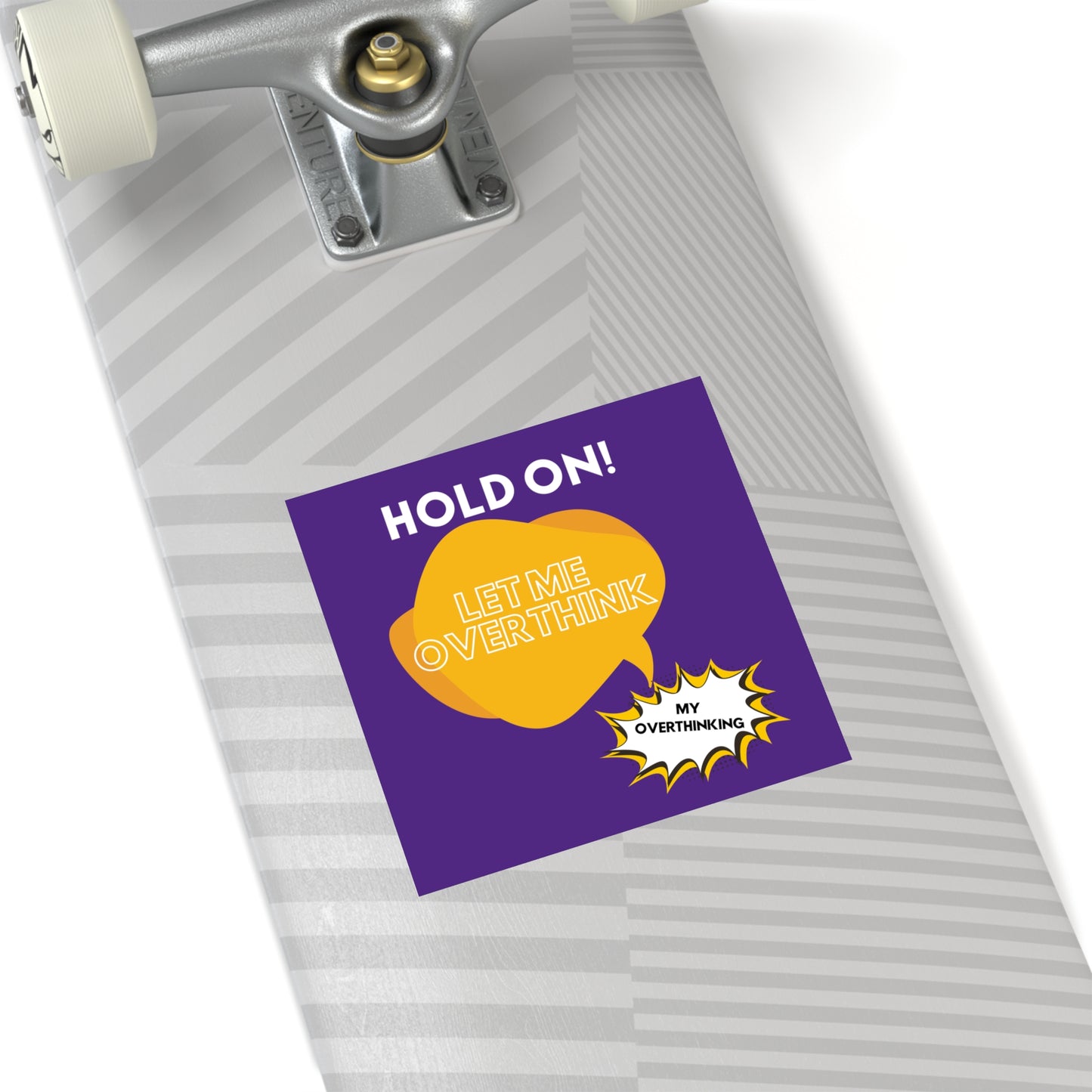 Hold on! Square Stickers, Indoor\Outdoor