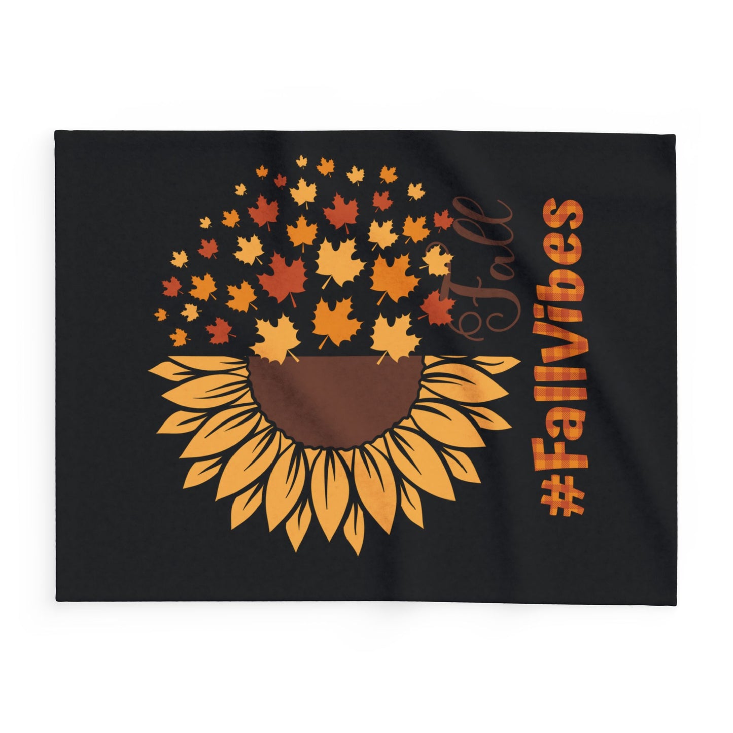 Fall Vibes Arctic Fleece Blanket | Cozy Autumn-Themed Throw