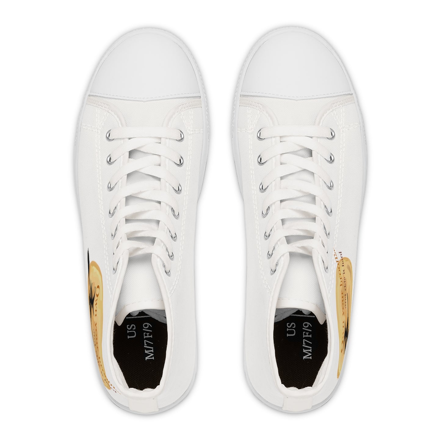 Own your broom and ride it hard Women's High Top Sneakers