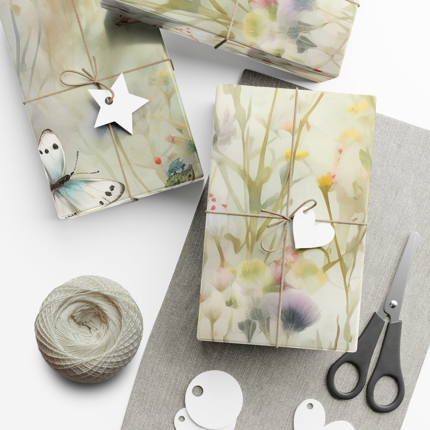 Botanical Butterflies Gift Wrap Papers