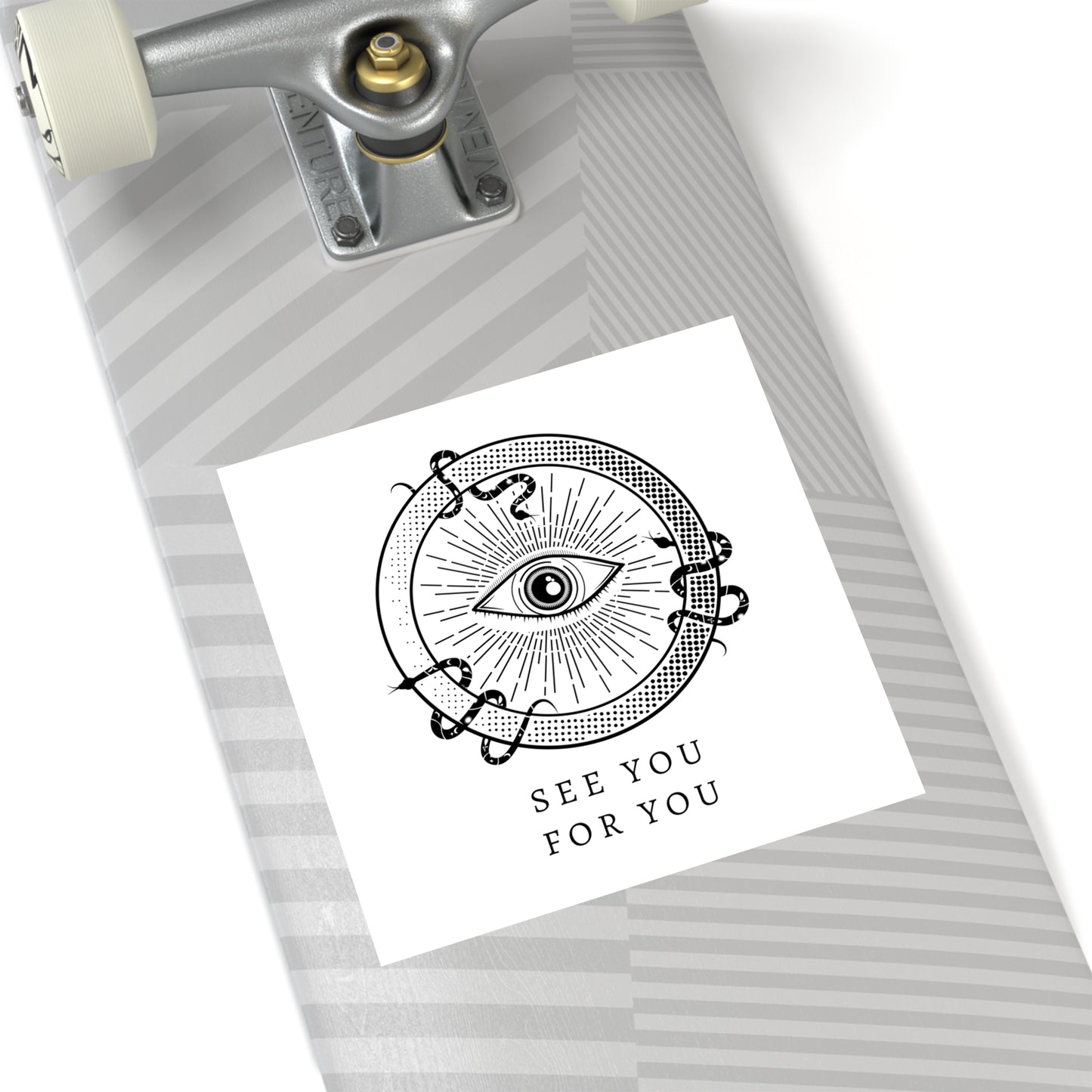 I see you for you Square Stickers, Indoor\Outdoor