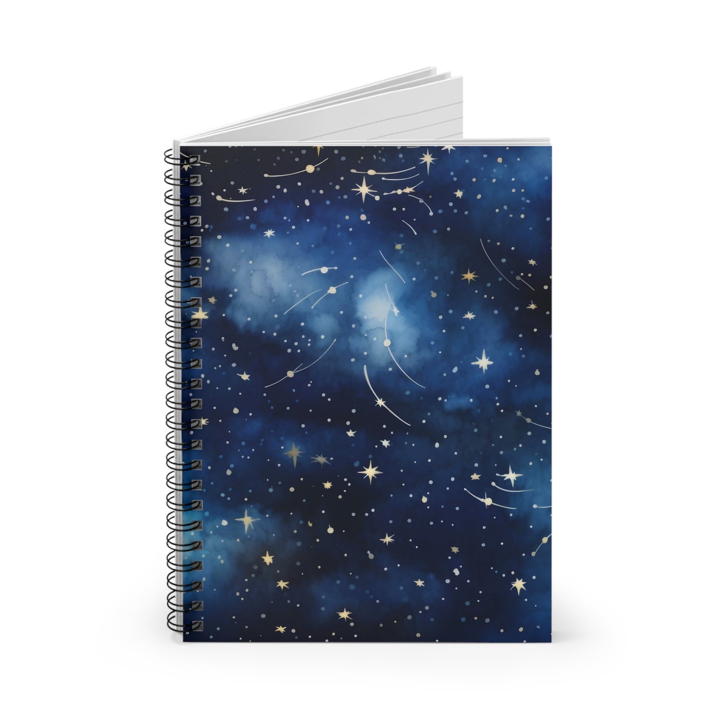 Starry Night Spiral Notebook - Ruled Line