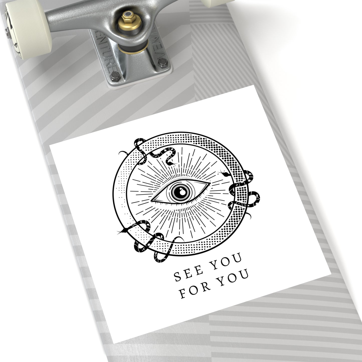 I see you for you Square Stickers, Indoor\Outdoor