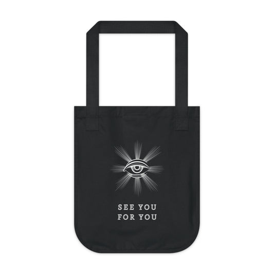 I see you for you Organic Canvas Tote Bag