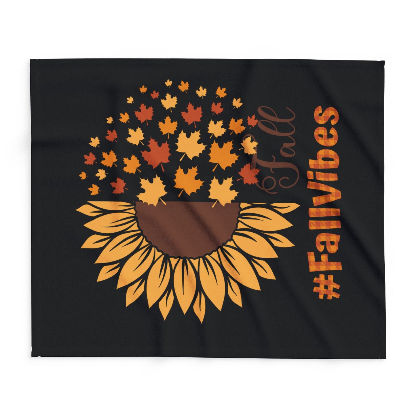 Fall Vibes Arctic Fleece Blanket | Cozy Autumn-Themed Throw