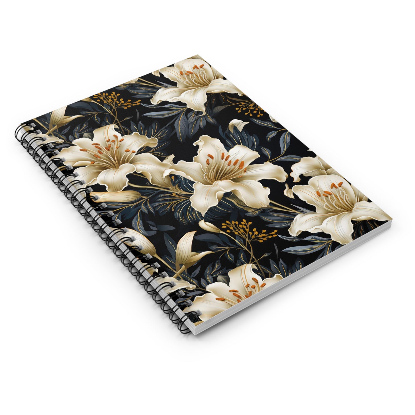 Regal Lily Spiral Notebook - Ruled Line