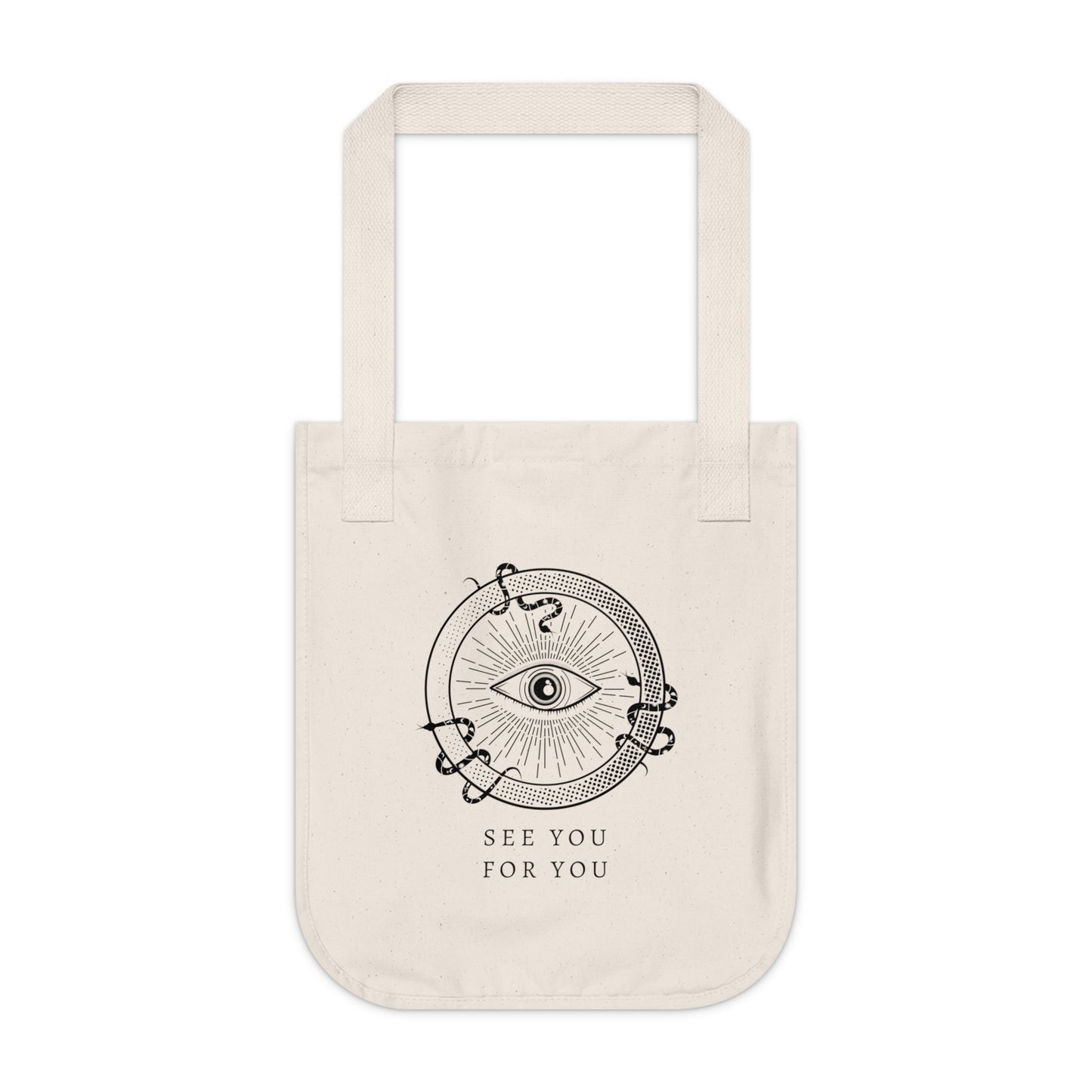 I see you for you Organic Canvas Tote Bag