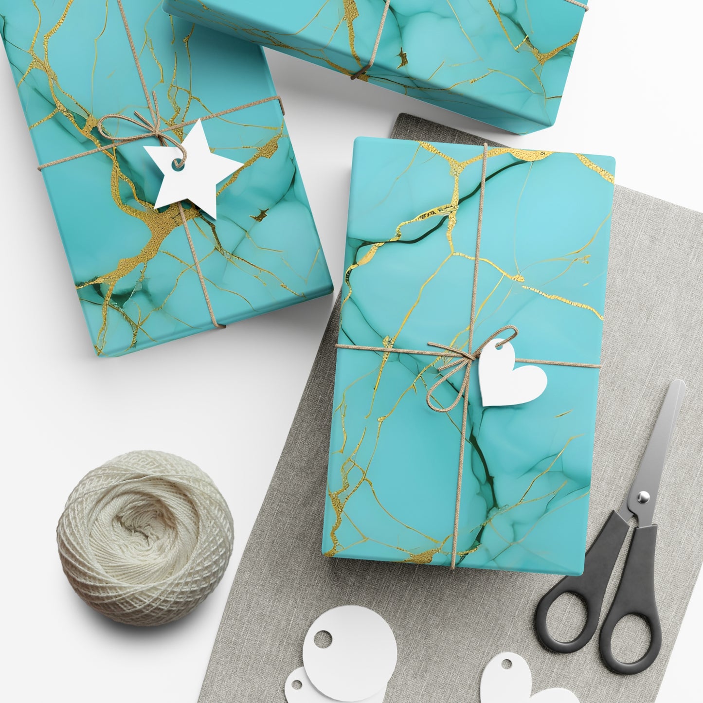 Turquoise Gift Wrap Papers