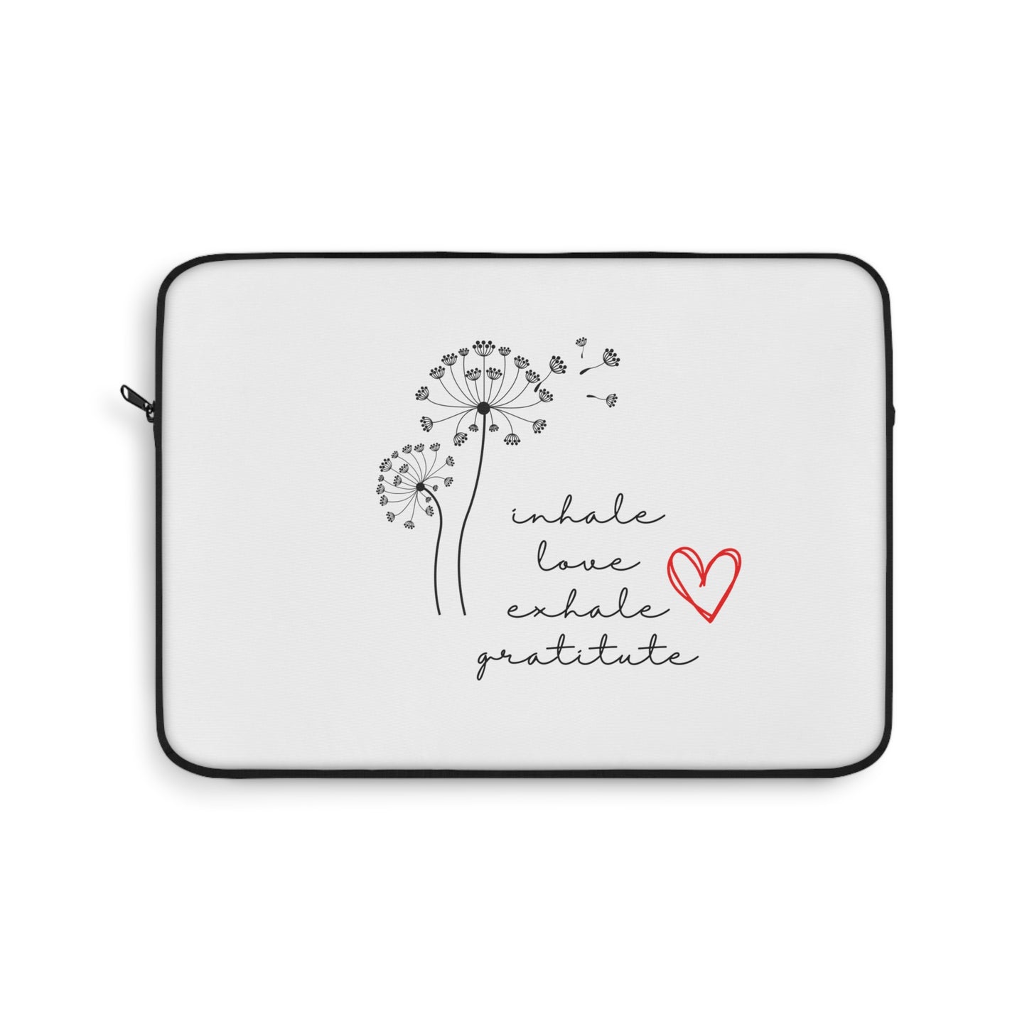 Inhale Love Exhale Gratitude Laptop Sleeve