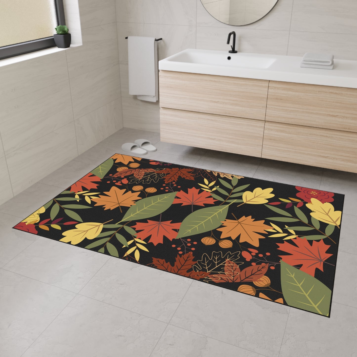 Fall Design Heavy Duty Floor Mat | Durable & Stylish Autumn Entryway Decor