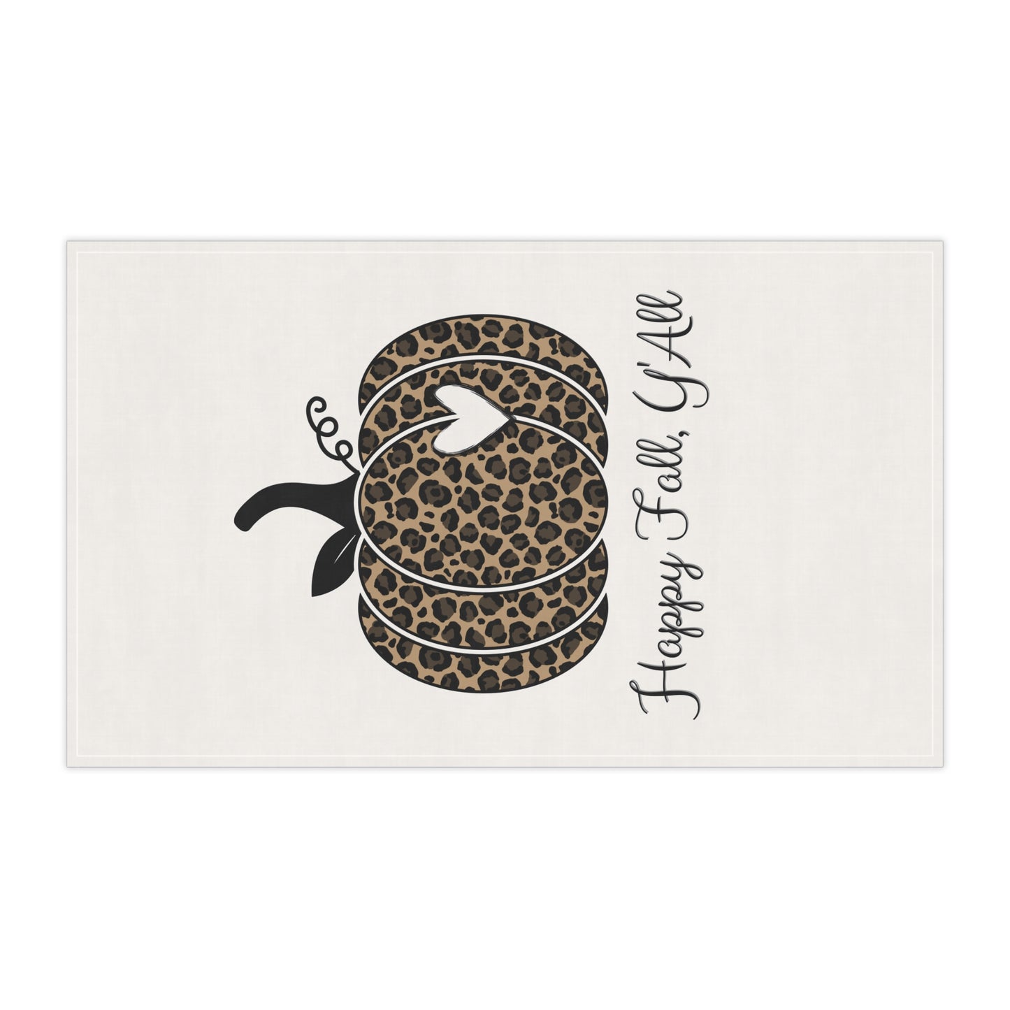 Happy Fall Y'all Tea Towels | 100% Cotton Fall-Themed Kitchen Towels