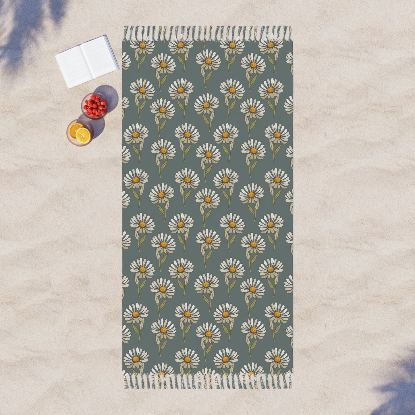 Summer Daisies Boho Beach Cloth