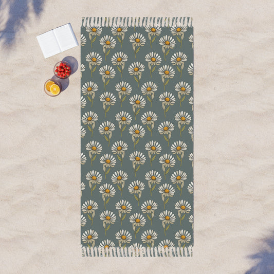 Summer Daisies Boho Beach Cloth