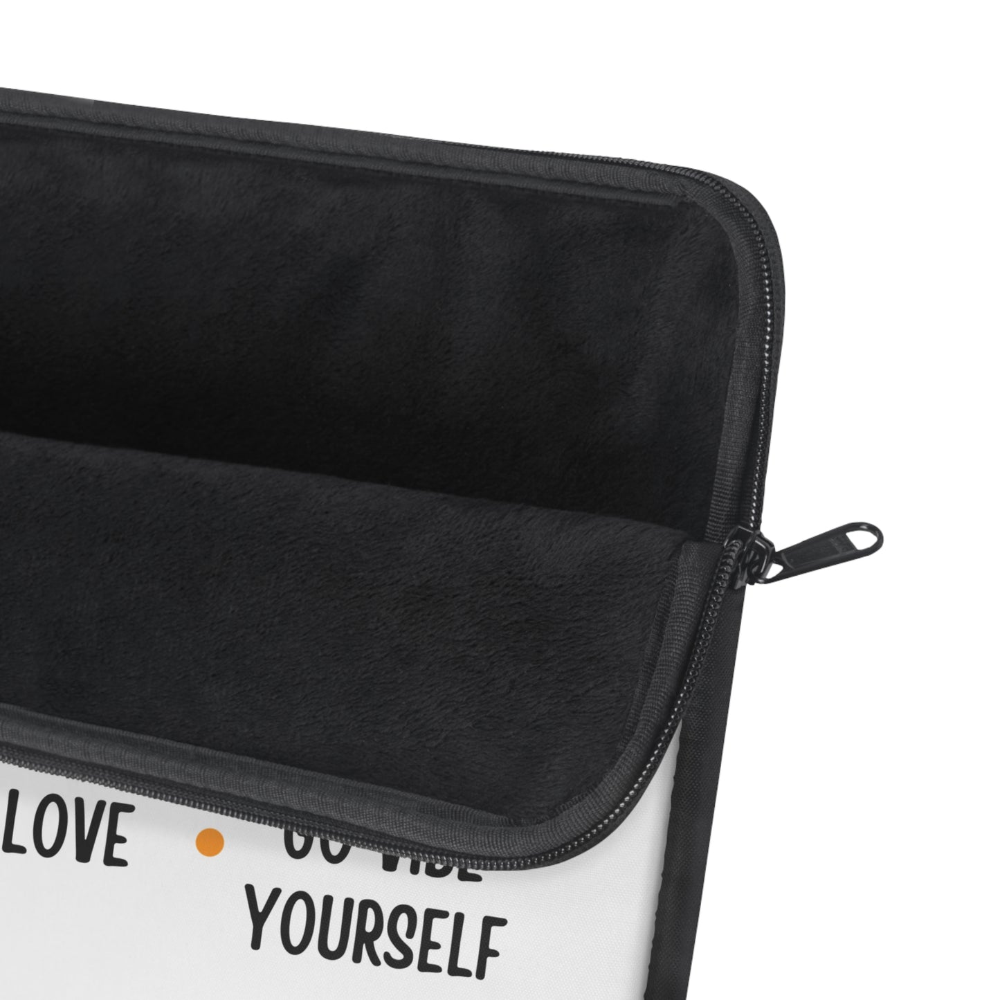 Peace, love, go vibe yourself Laptop Sleeve