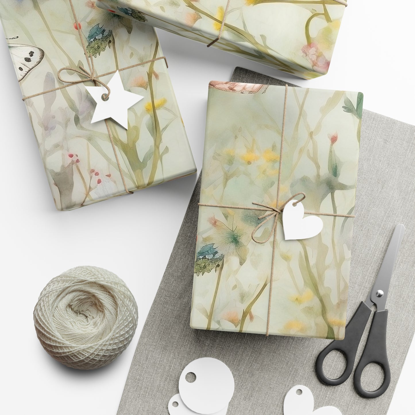 Botanical Butterflies Gift Wrap Papers