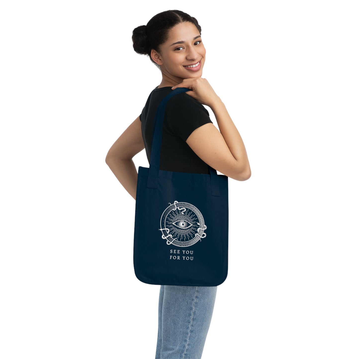 I see you for you Organic Canvas Tote Bag