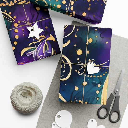 Mardis Gras Gift Wrap Papers