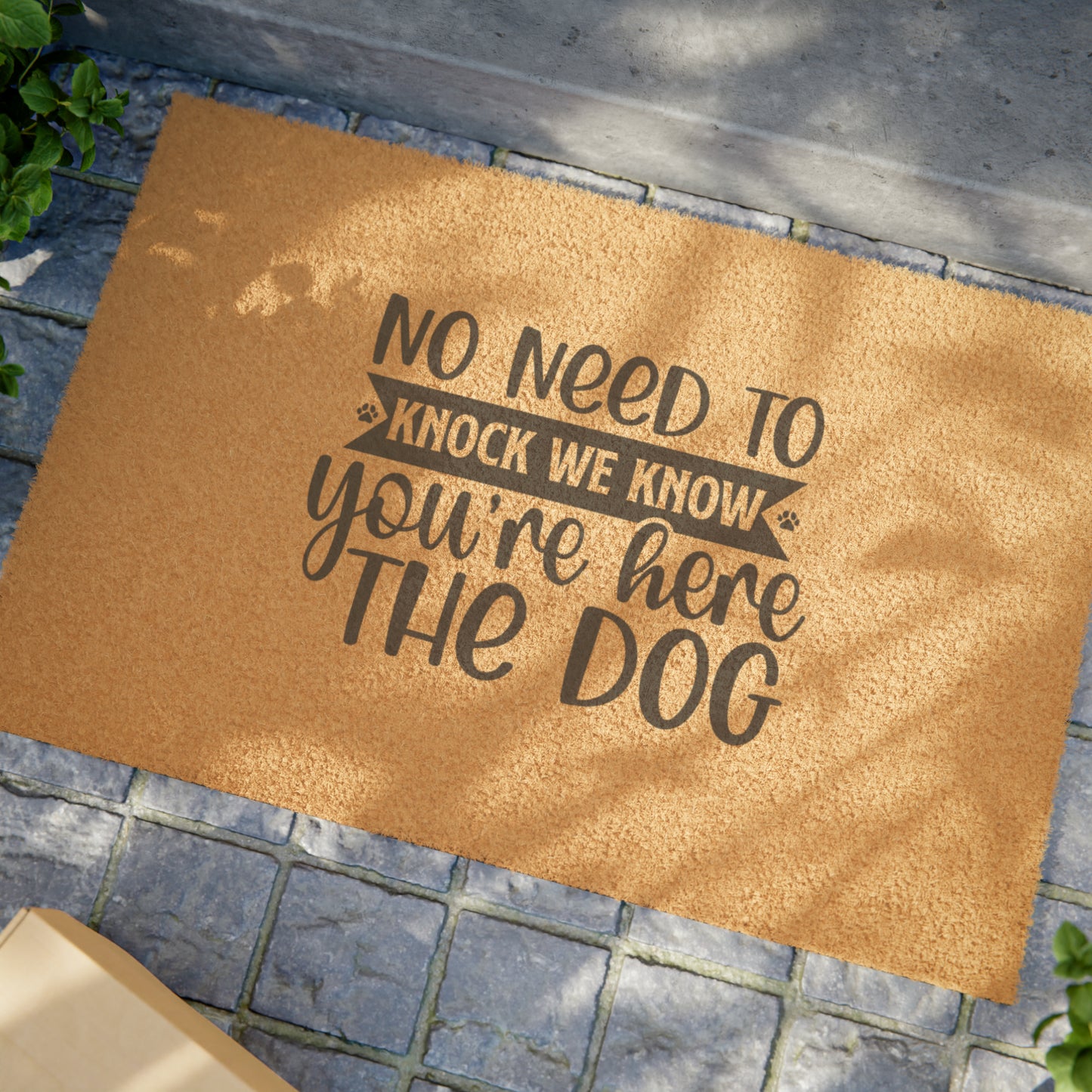 No Need To Knock  Doormat