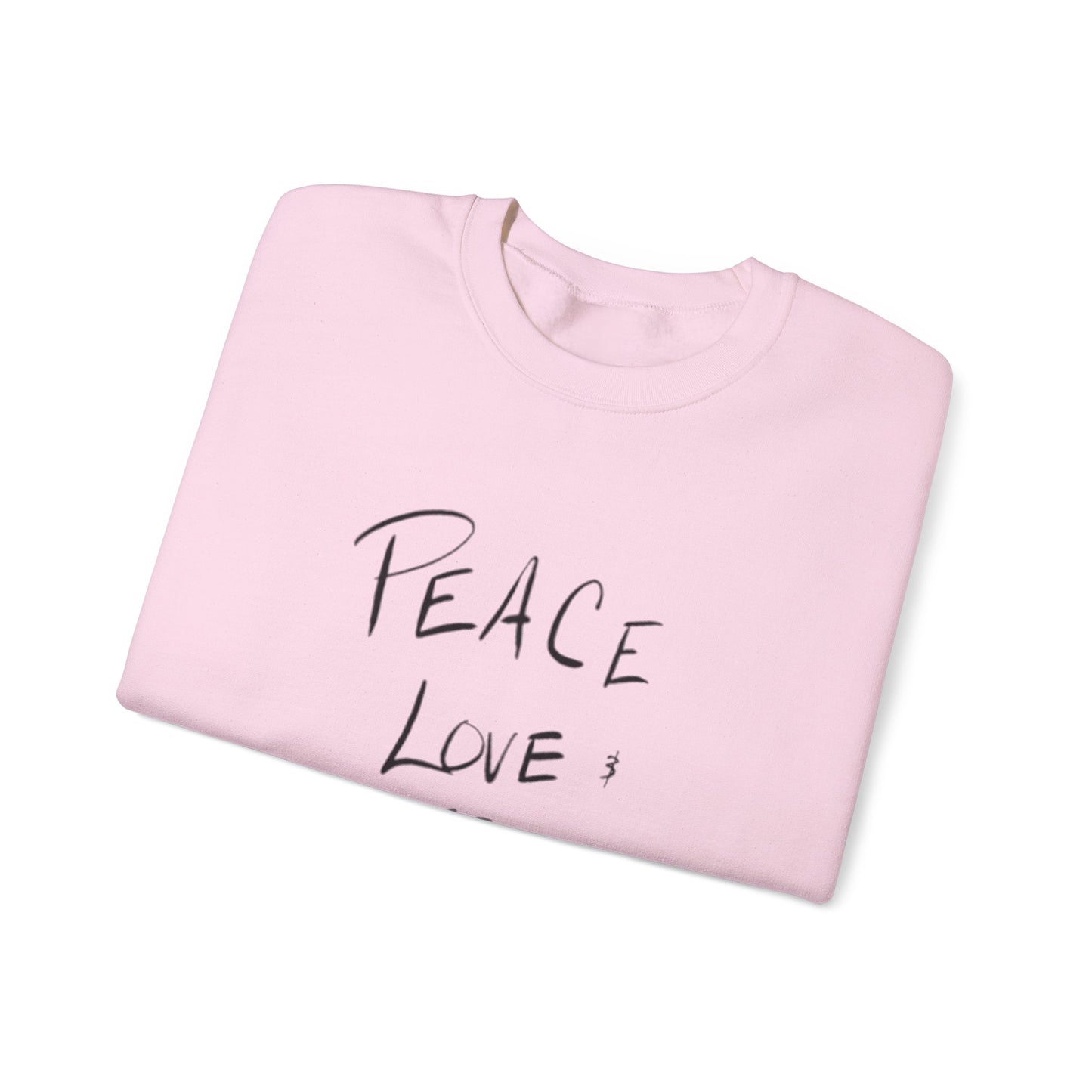 Peace, love, go vibe yourself Unisex Heavy Blend™ Crewneck Sweatshirt