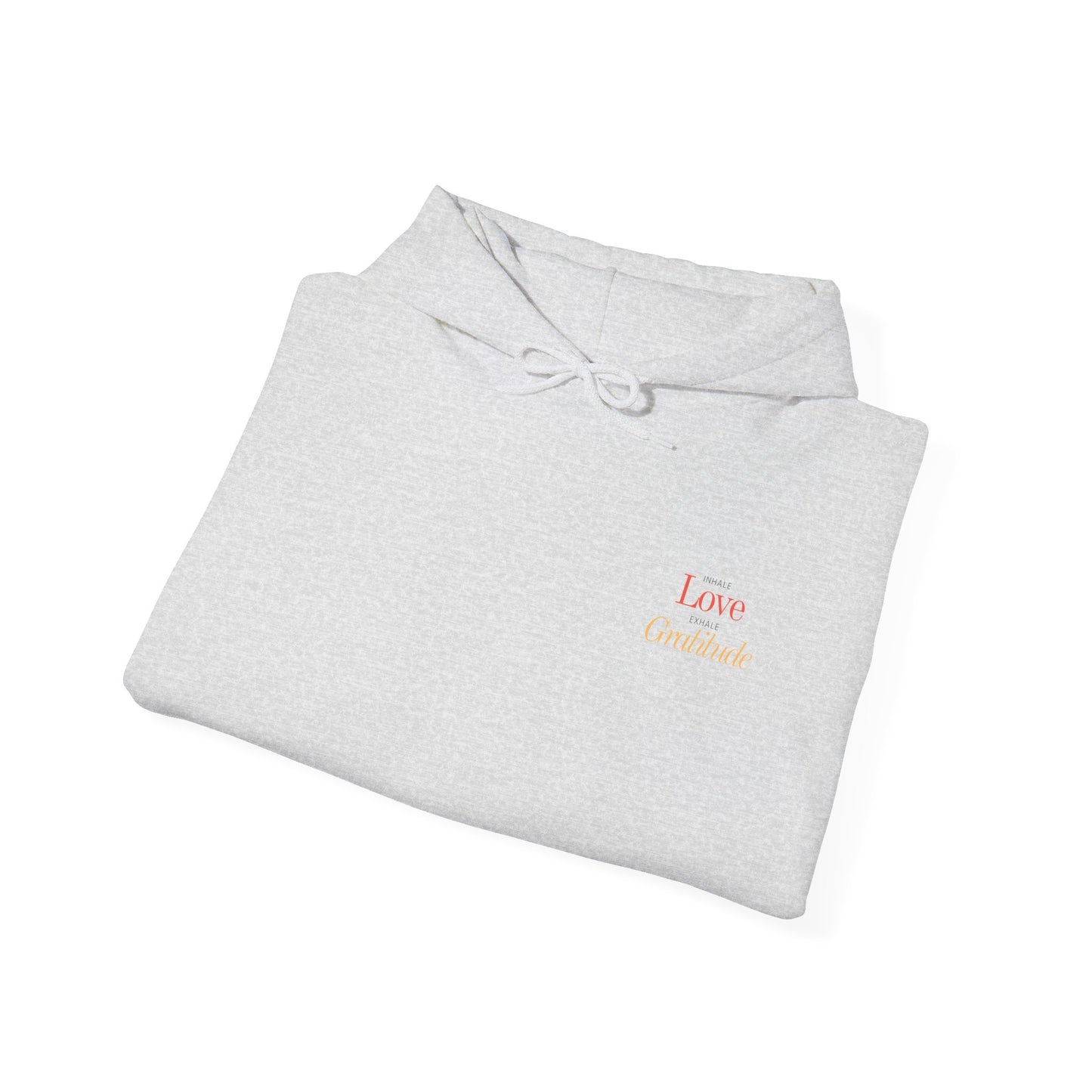 Inhale Love, Exhale Gratitude Unisex Heavy Blend™ Hooded Sweatshirt