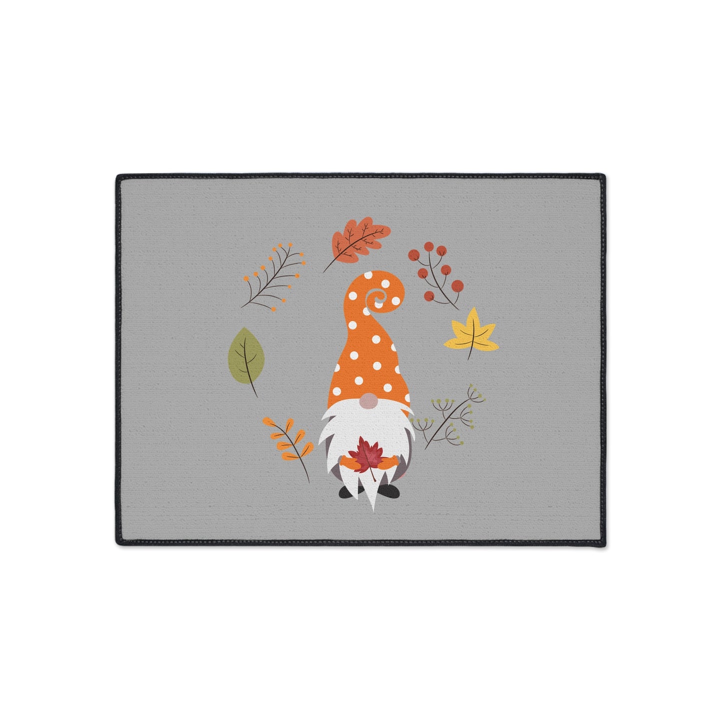 Fall Gnome Heavy Duty Floor Mat | Durable & Festive Autumn Entryway Decor