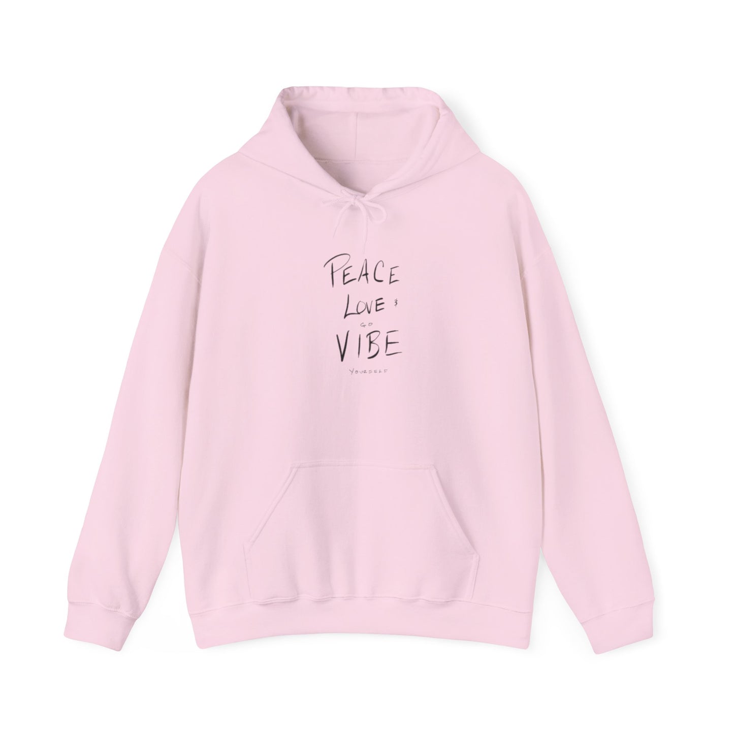 Peace love go vibe yourself Unisex Heavy Blend™ Hooded Sweatshirt