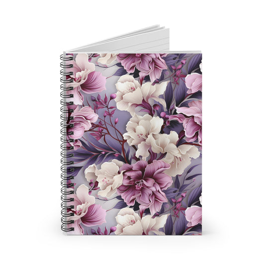 Orchids  Spiral Notebook - Ruled Line