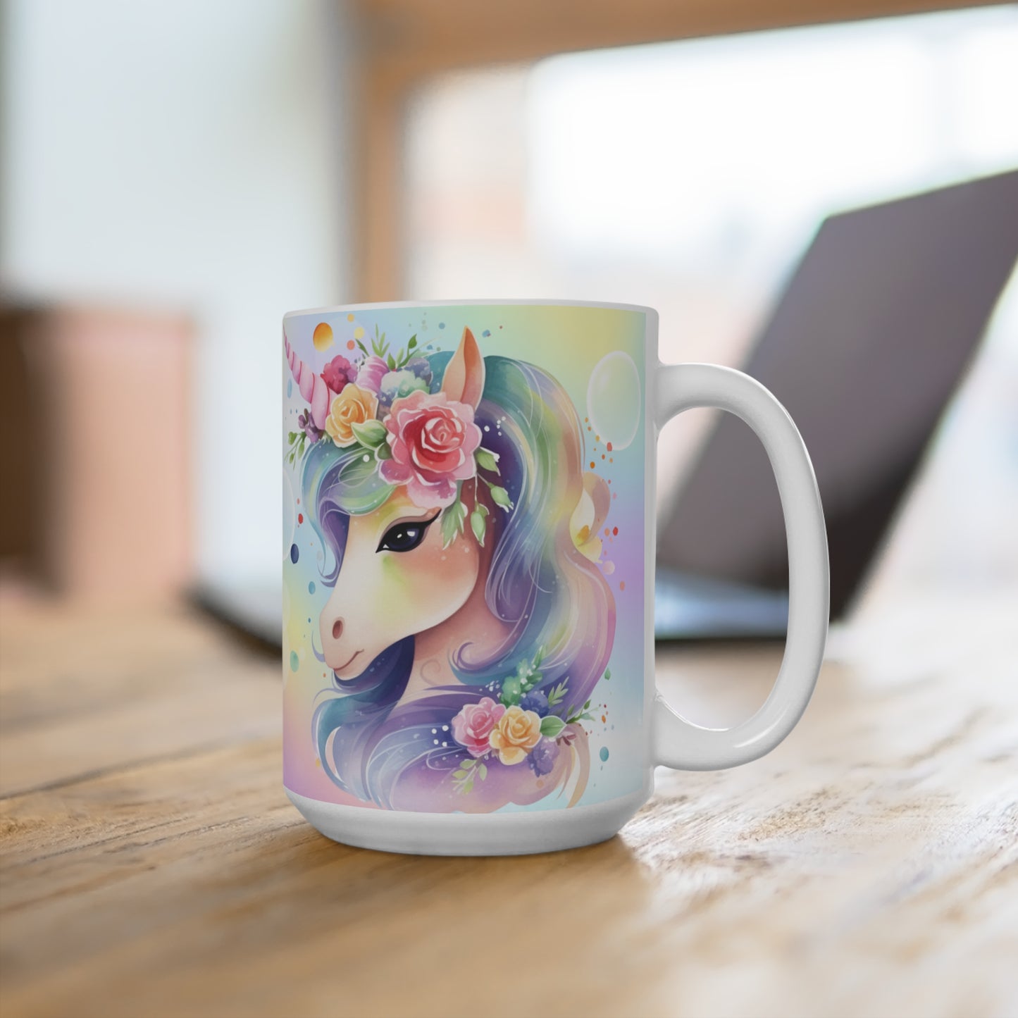 Rainbow Unicorn Mug 15oz