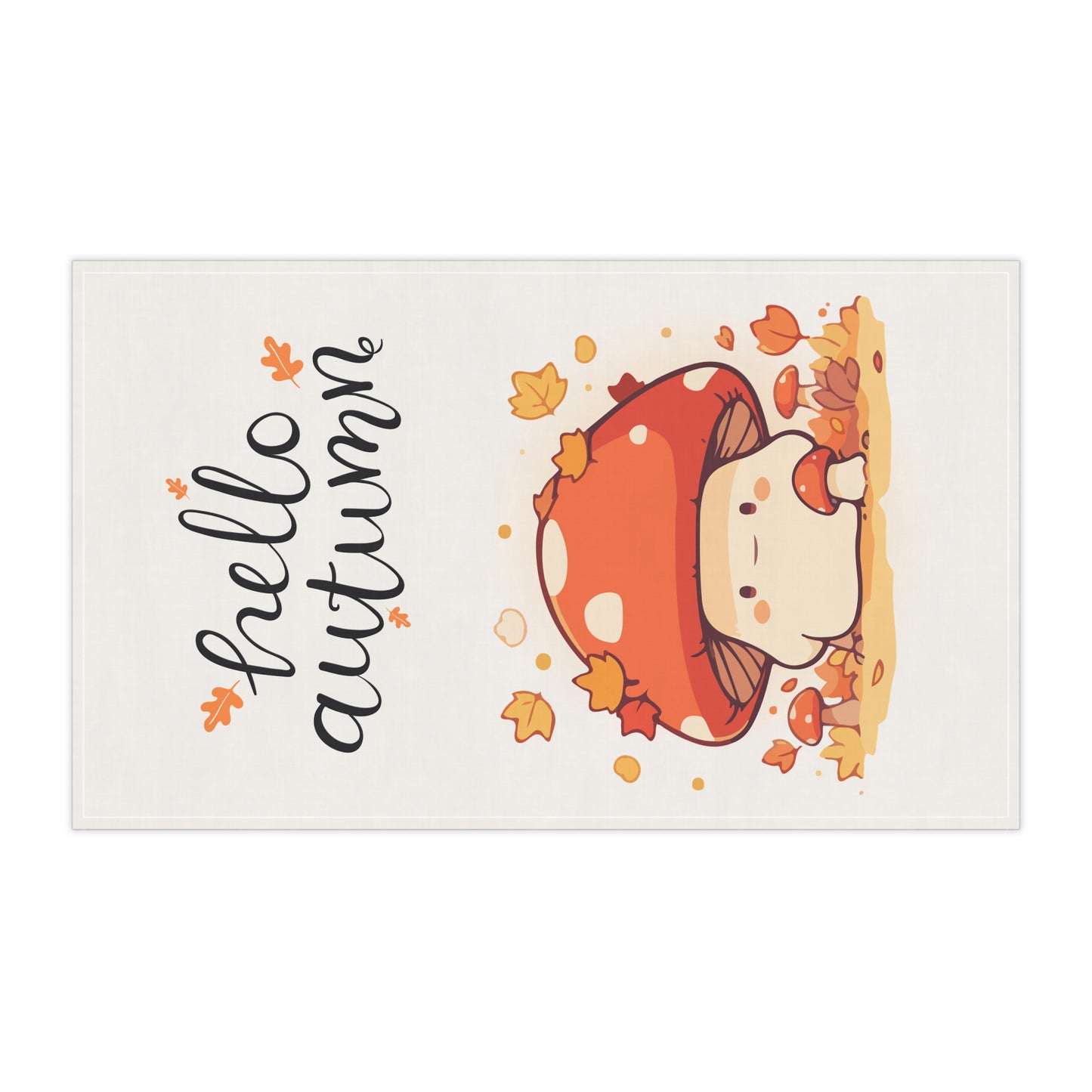 Hello Autumn Tea Towels | 100% Cotton Fall-Themed Kitchen Towels