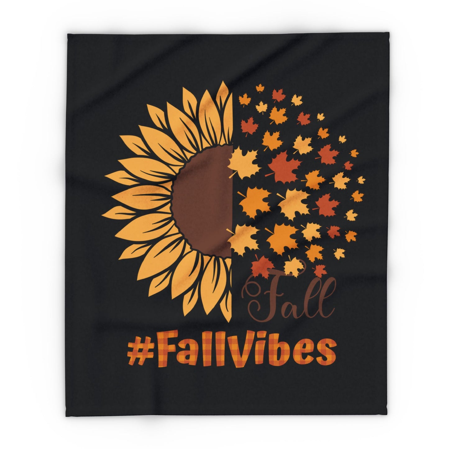 Fall Vibes Arctic Fleece Blanket | Cozy Autumn-Themed Throw