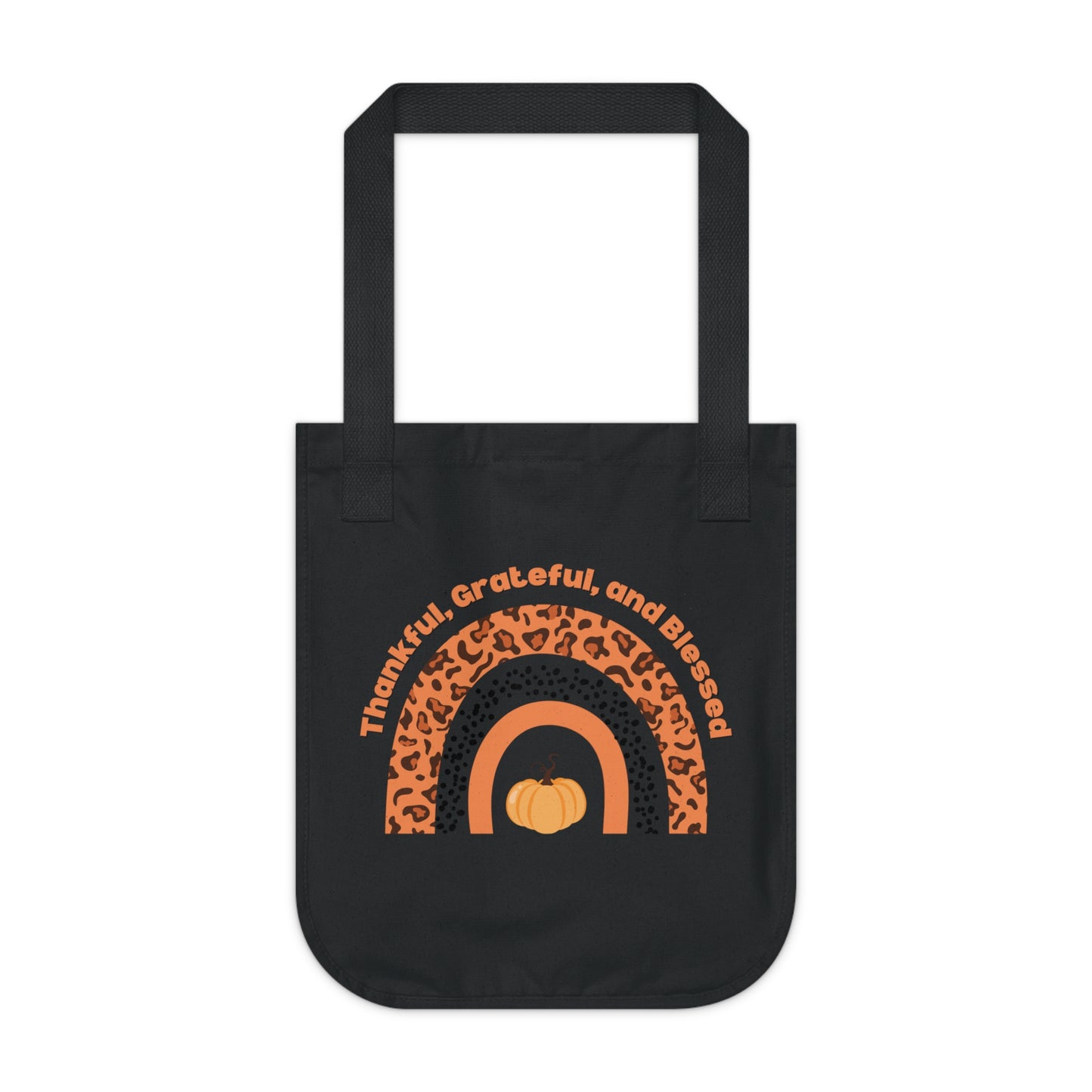 Thanksgiving Organic Canvas Tote Bag