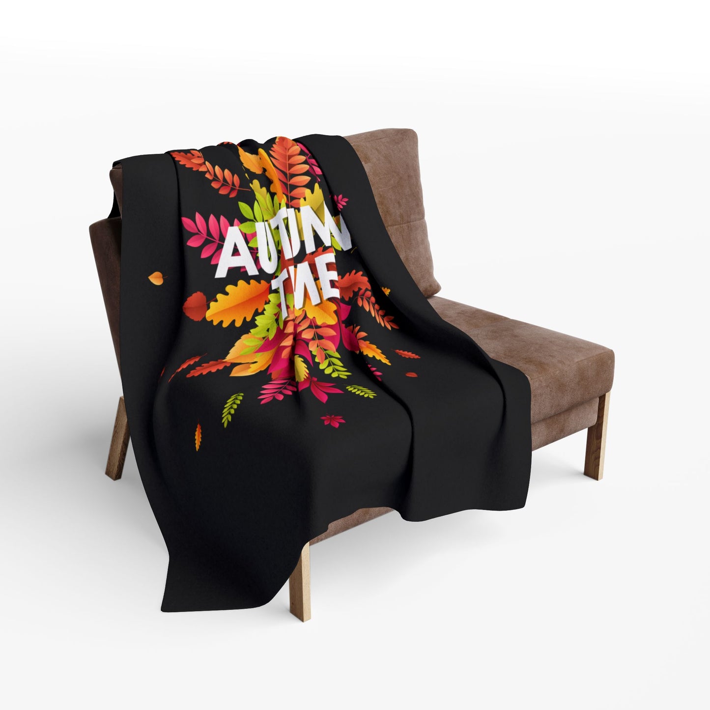 Autumn Time Arctic Fleece Blanket | Cozy Fall-Themed Throw