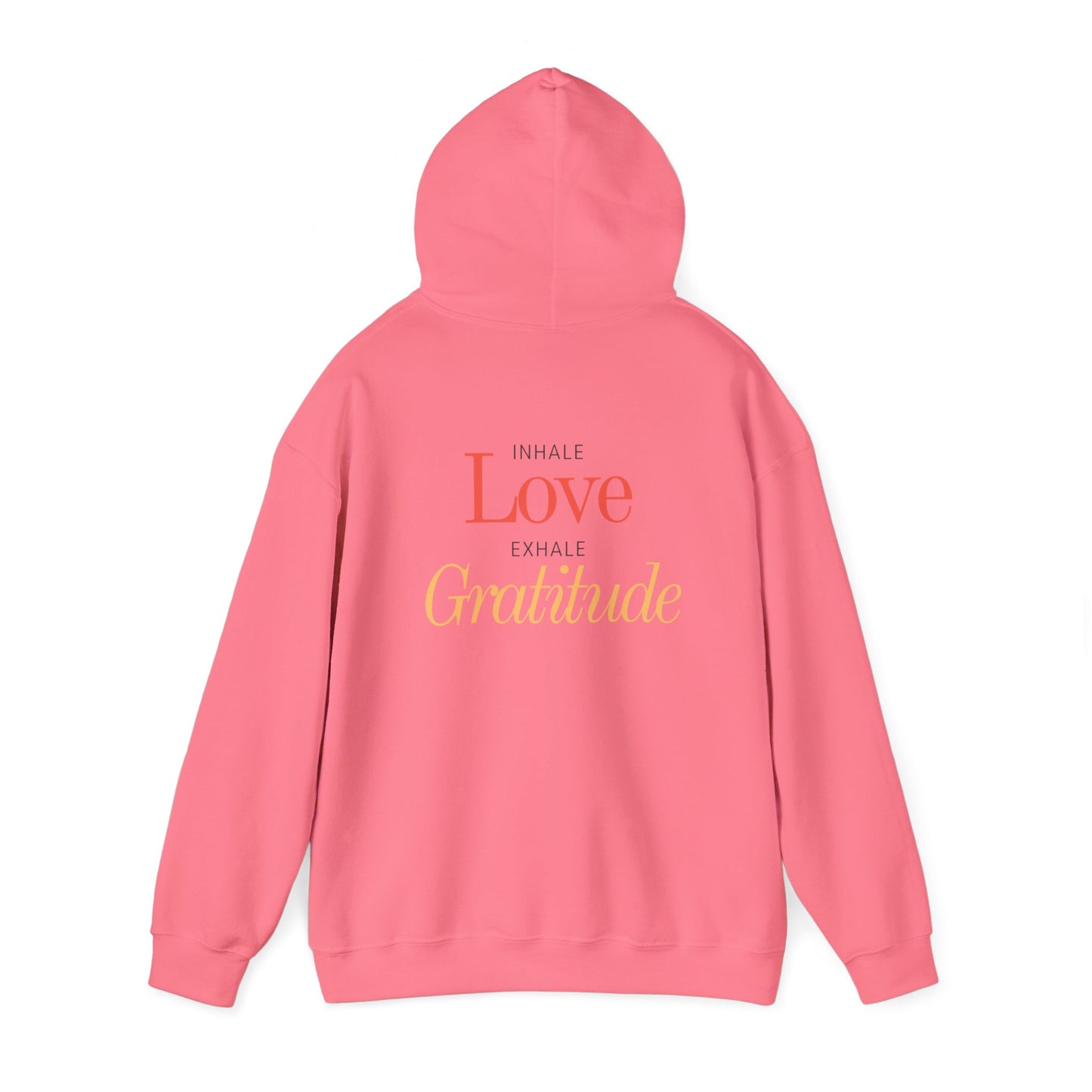 Inhale Love, Exhale Gratitude Unisex Heavy Blend™ Hooded Sweatshirt