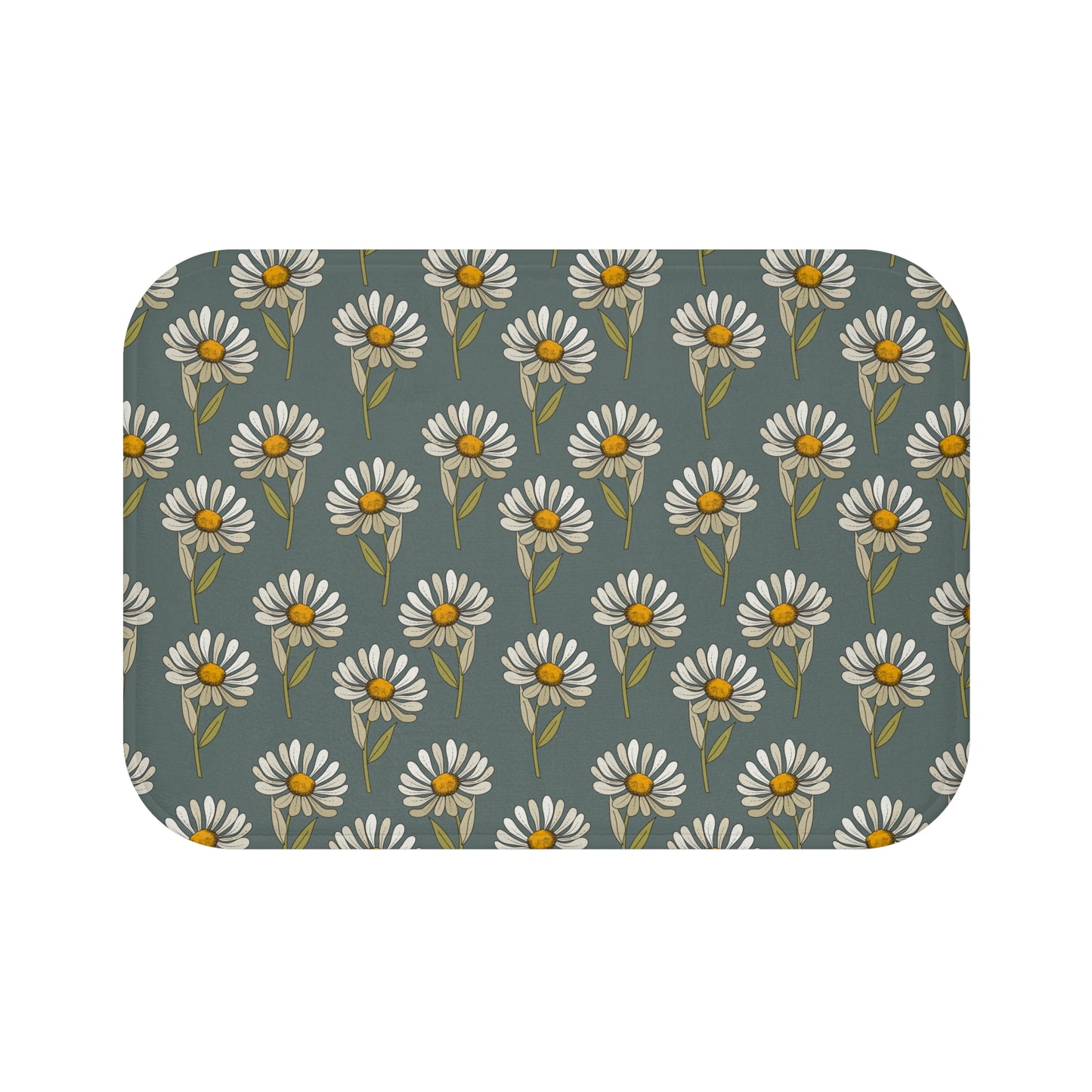 Summer Daisies Bath Mat