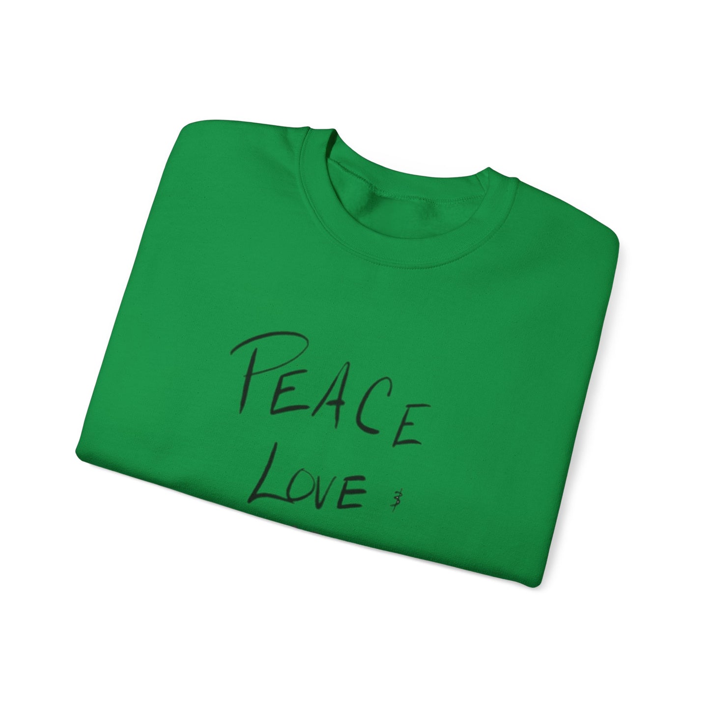 Peace, love, go vibe yourself Unisex Heavy Blend™ Crewneck Sweatshirt