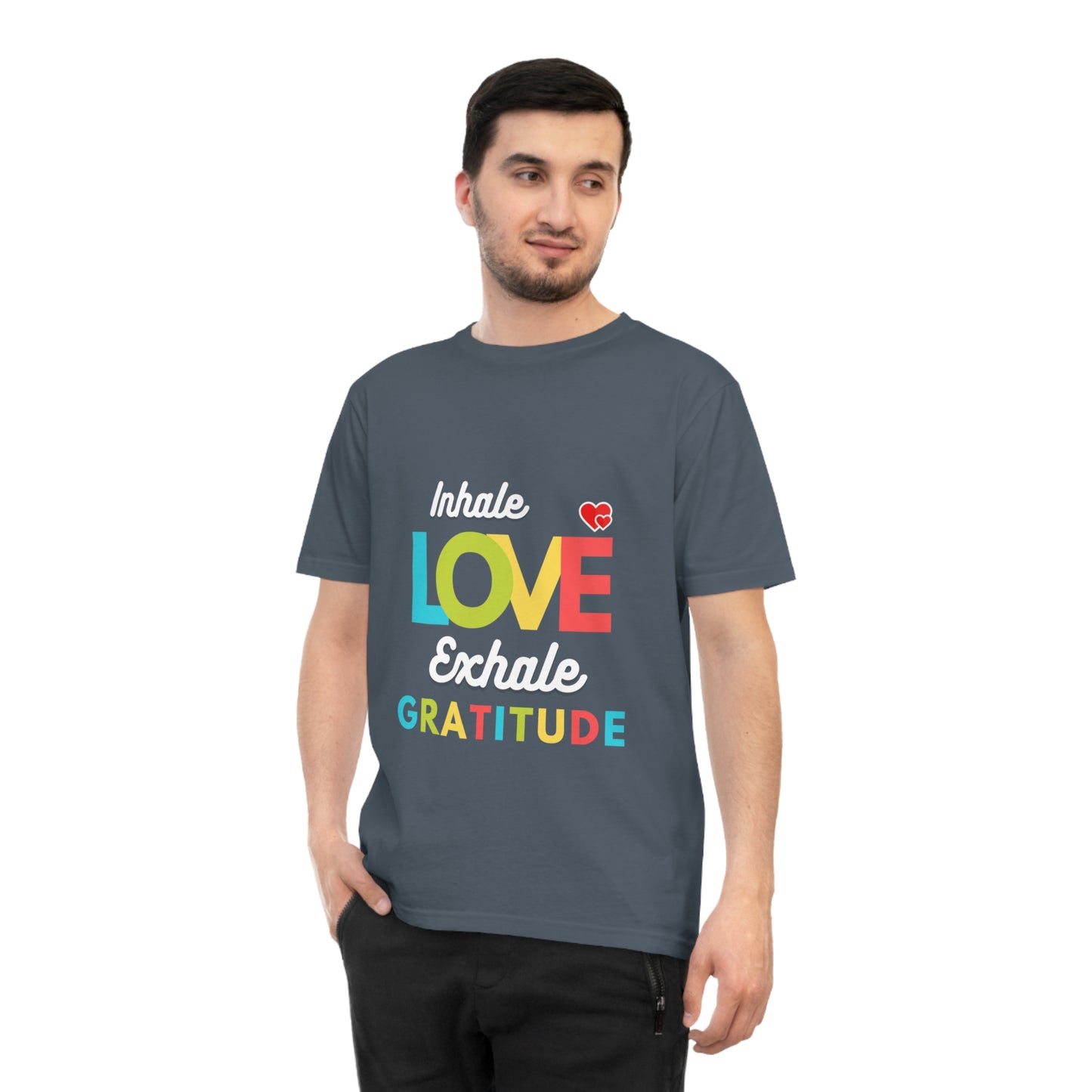 Inhale Love, Exhale Gratitude Unisex Classic Jersey T-shirt