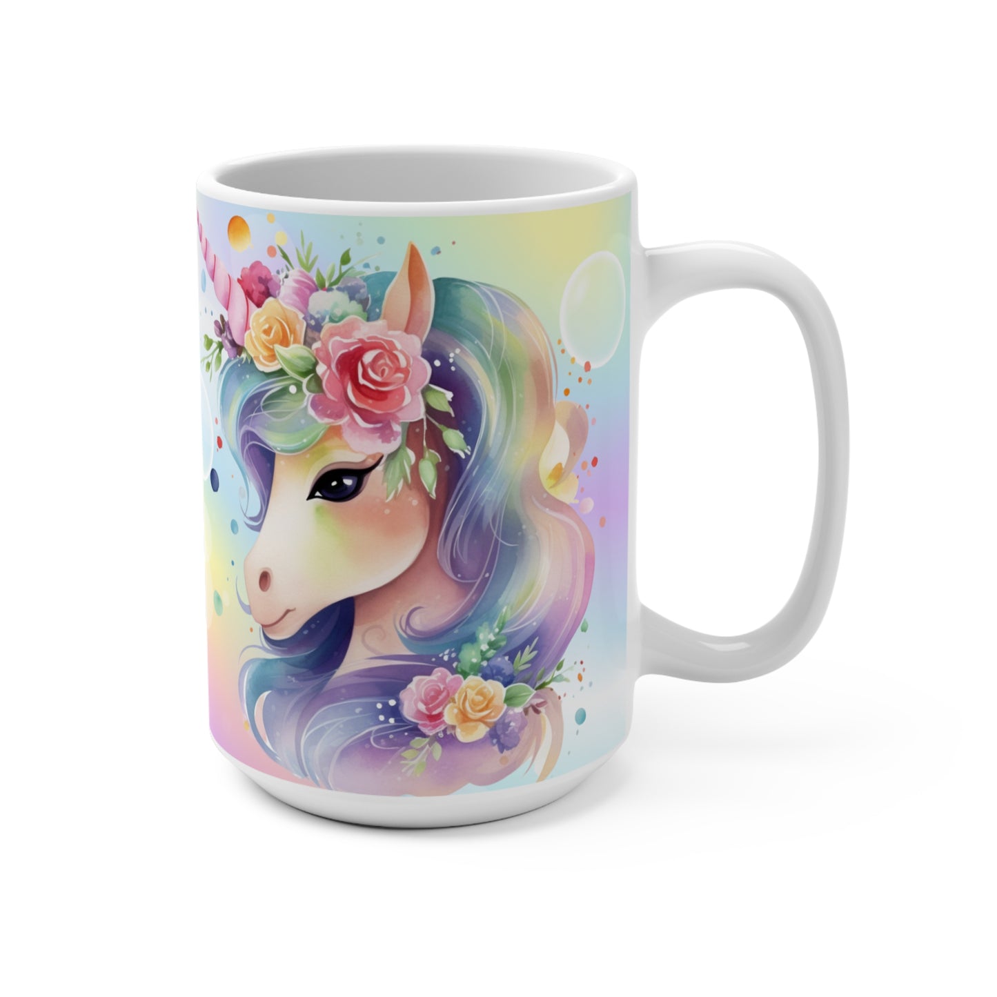 Rainbow Unicorn Mug 15oz