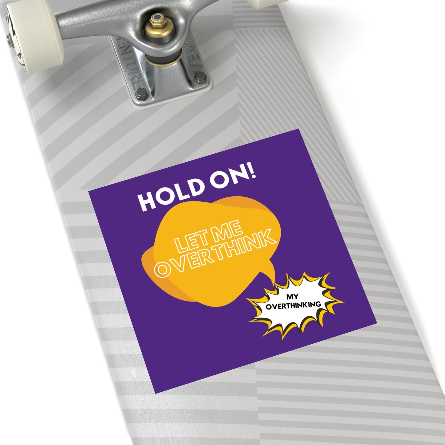 Hold on! Square Stickers, Indoor\Outdoor