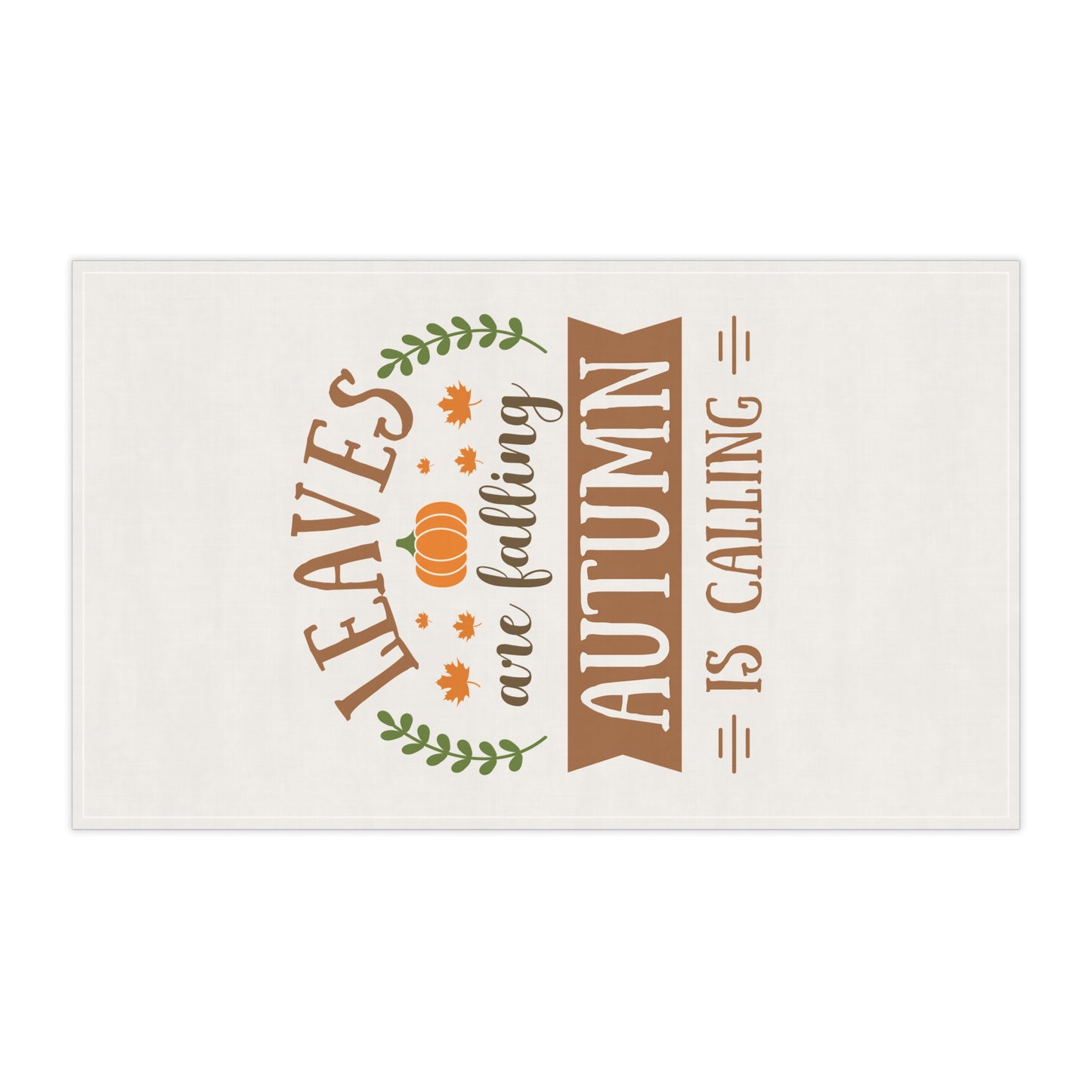 Autumn Is Calling Tea Towels | 100% Cotton Fall-Themed Kitchen Towels