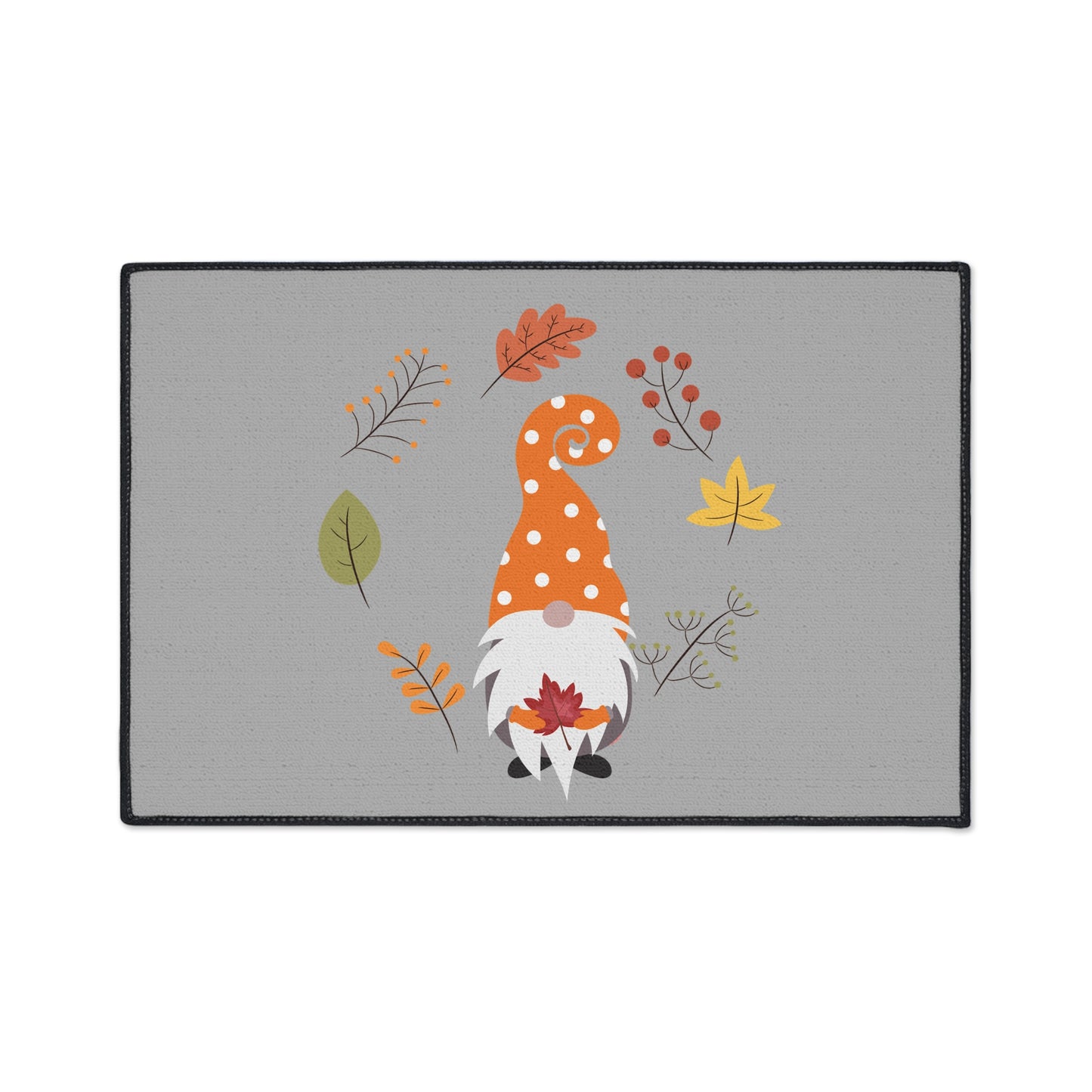 Fall Gnome Heavy Duty Floor Mat | Durable & Festive Autumn Entryway Decor