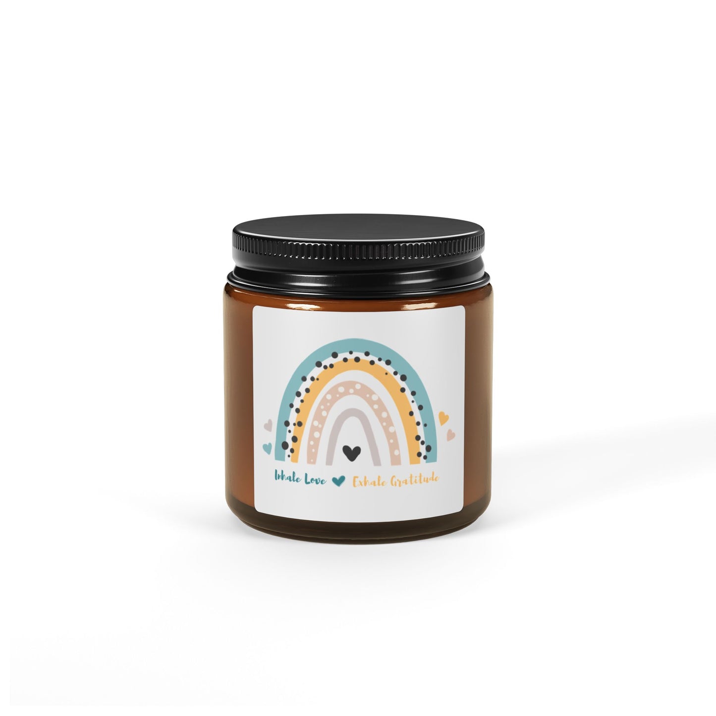 Inhale Love, Exhale Gratitude Aromatherapy in Amber Jar