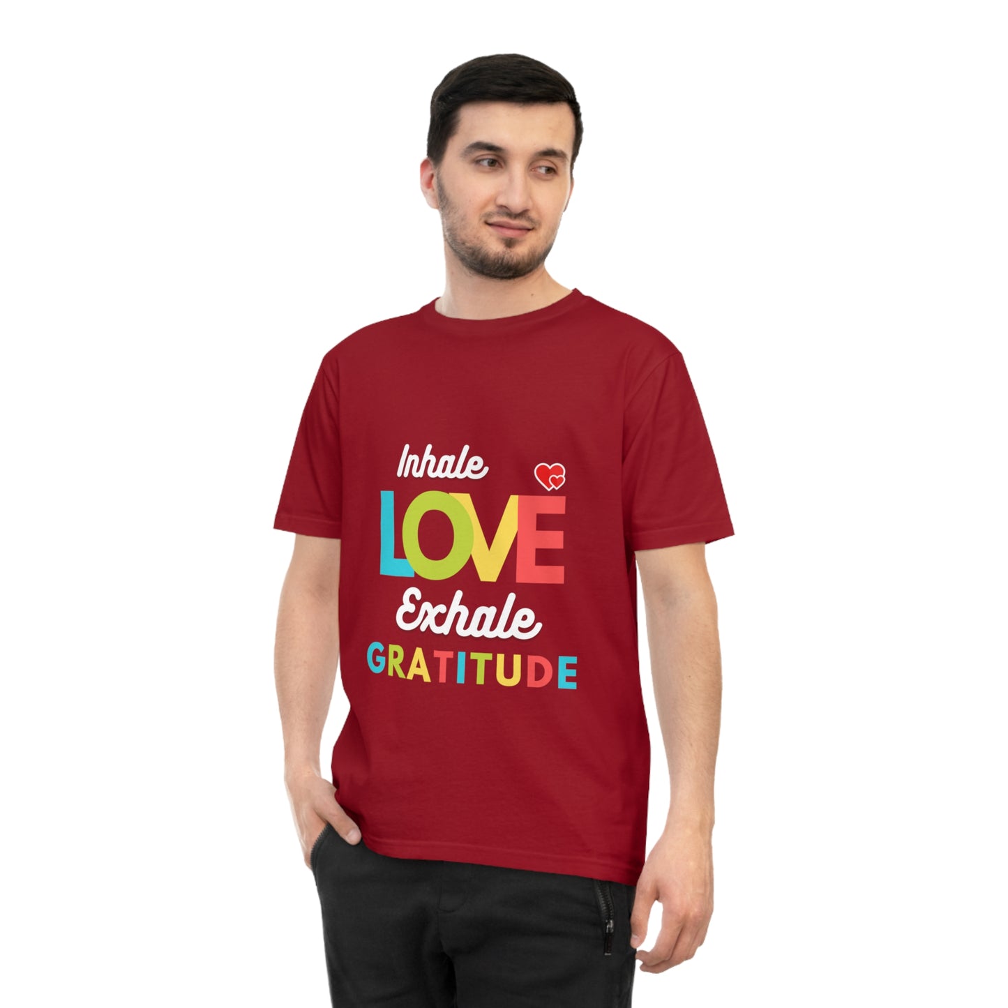 Inhale Love, Exhale Gratitude Unisex Classic Jersey T-shirt