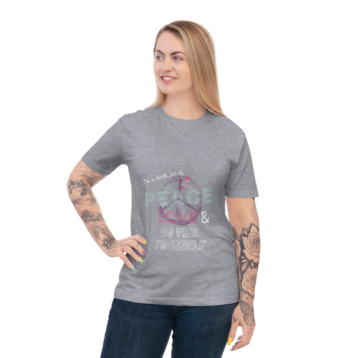 Peace, Love & Vibe yourself Unisex Classic Jersey T-shirt