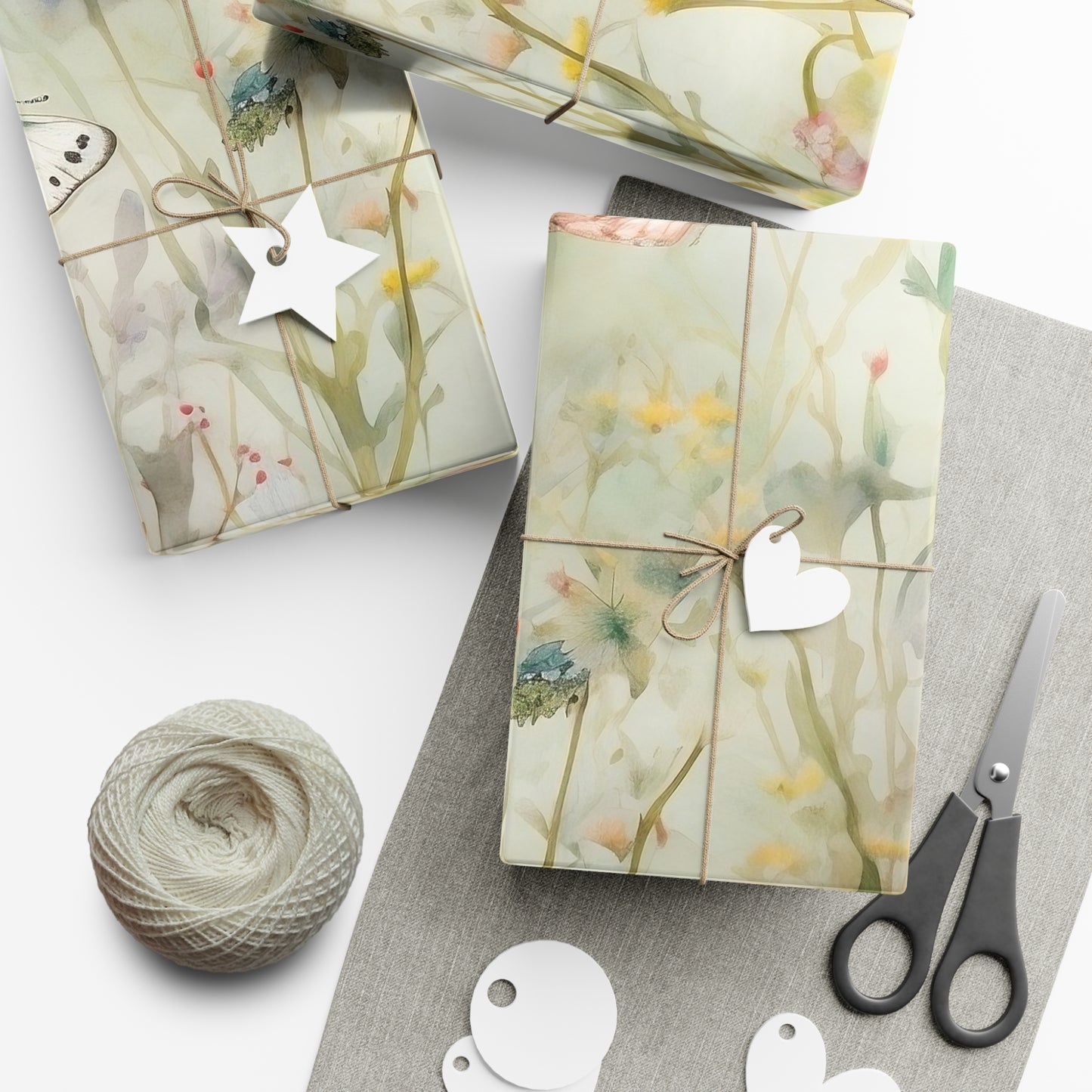 Botanical Butterflies Gift Wrap Papers