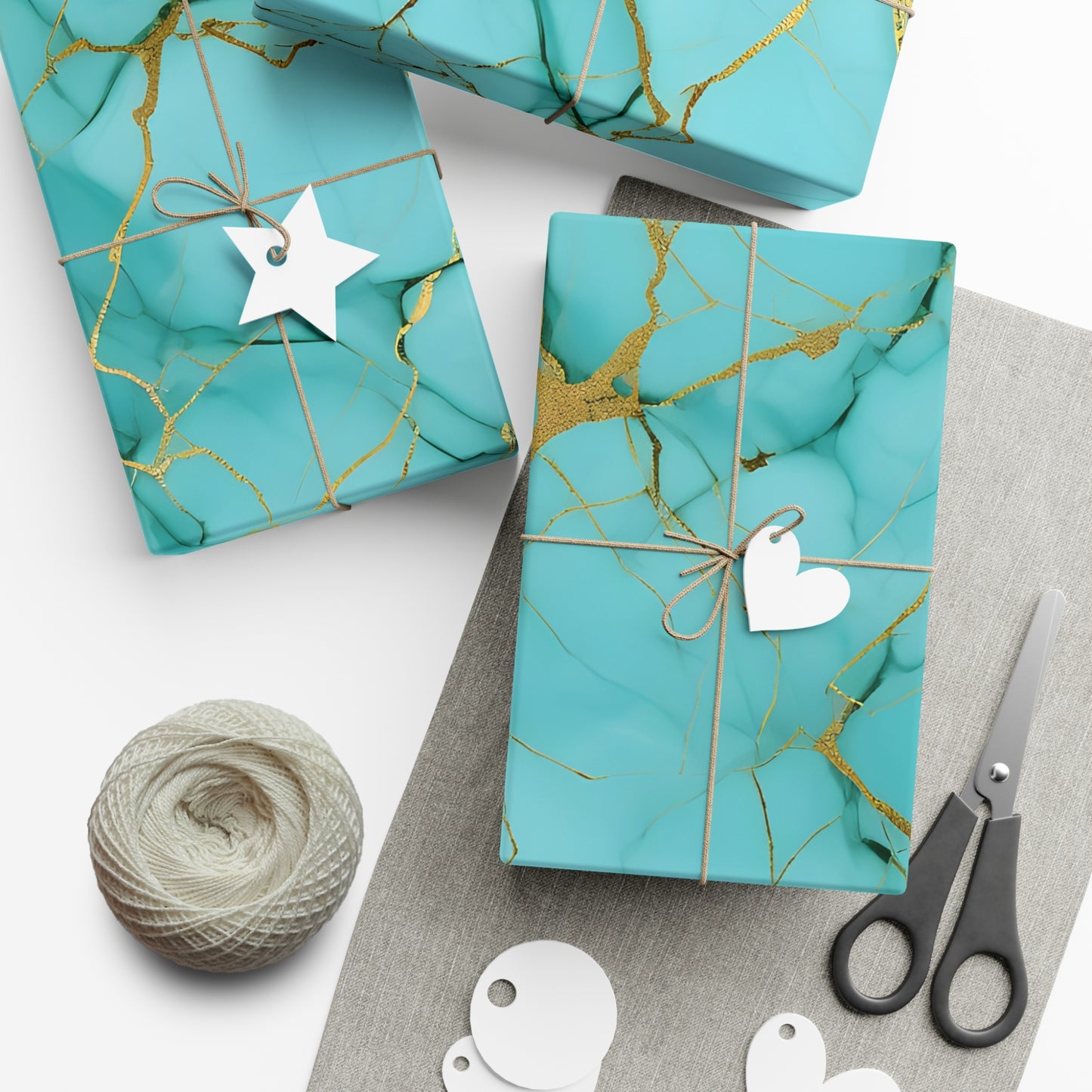 Turquoise Gift Wrap Papers